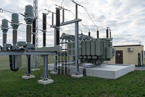 110 kV Trafo im Umspannwerk 110 kV Trafo im Umspannwerk