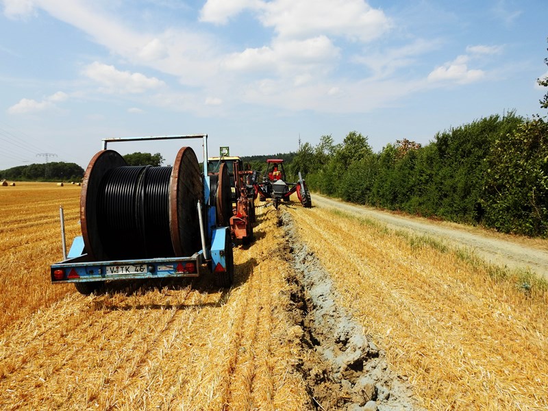 Bodenradar Kabelflug