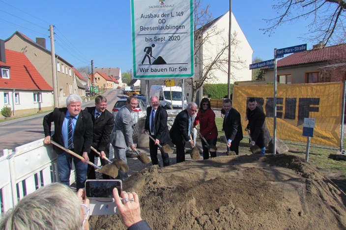 Baustart Beesenlaublingen Baustart Beesenlaublingen