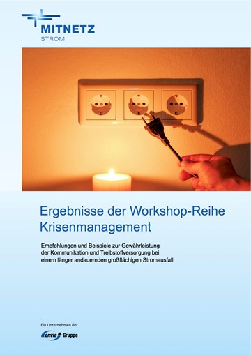 Cover der Broschüre „Ergebnisse der Workshop-Reihe Krisenmanagement Cover der Broschüre „Ergebnisse der Workshop-Reihe Krisenmanagement