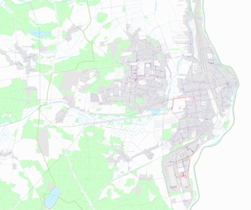 Netzgebiet EV GUBEN Übersichtskarte Netzgebiet EV GUBEN Übersichtskarte