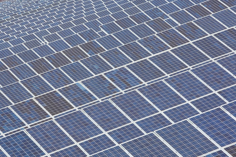 Solarzellen einer PV-Anlage
