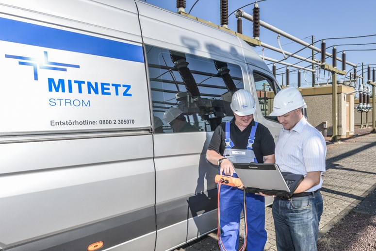 Umspannwerk der MITNETZ STROM Umspannwerk der MITNETZ STROM