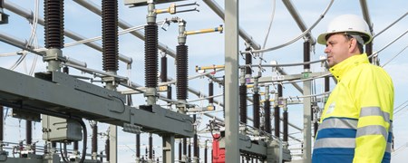 Umspannwerk Jessen Mann Helm Umspannwerk Jessen Mann Helm