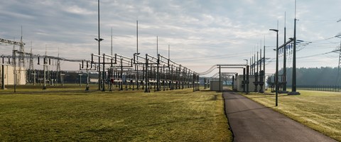 Umspannwerk totale Umspannwerk totale