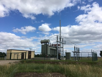 Umspannwerk Wriezen Totale Umspannwerk Wriezen Totale