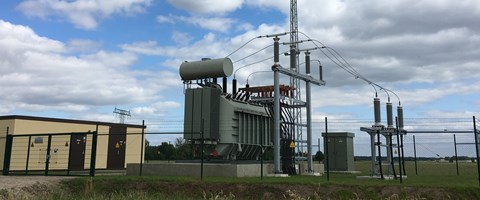 Umspannwerk Wriezen Totale Umspannwerk Wriezen Totale
