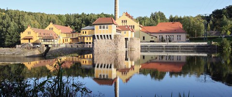 wasserkraftanlage Bild einer Wasserkraftanlage